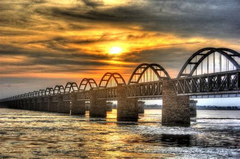 Godavari Bridge Moon Photography, Autumn Photography, Godavari River, Brahmaputra River, Narmada ...