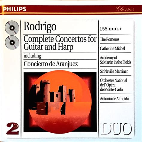 Joaquín Rodrigo • The Romeros / Sir Neville Marriner / Antonio De ...