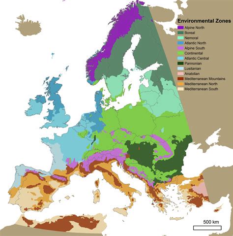 Climate Map Of Europe