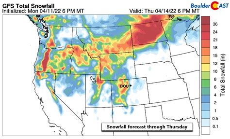 BoulderCAST Daily – Tue 04/12/22 | A blizzard in the Dakotas, heavy Mountain snow for Colorado ...