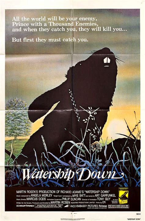 Watership Down 1978 U.S. One Sheet Poster - Posteritati Movie Poster Gallery