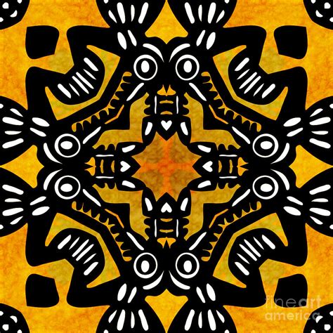 Tribal african art design Digital Art by Paul Cummings - Fine Art America