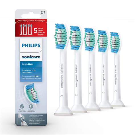 Philips Sonicare Replacement Head Comparison - Sonicare C1 vs C2 vs C3 ...