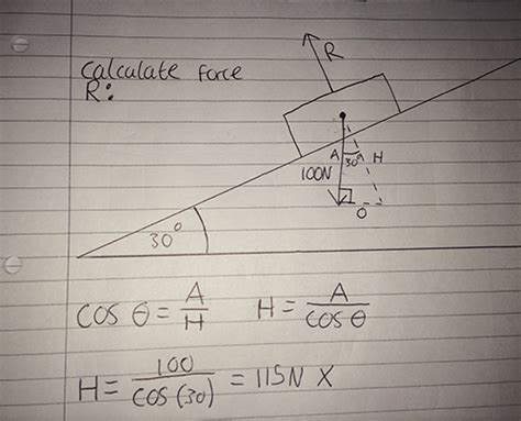 homework and exercises - Resolving horizontal and vertical components on an inclined plane ...