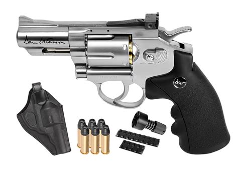 Dan Wesson 2.5" CO2 Pellet Revolver Kit, Silver | Pyramyd Air