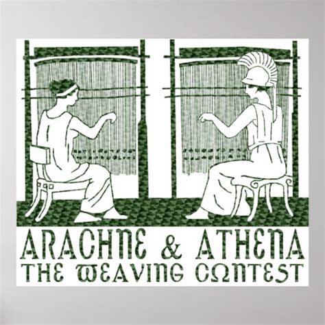 Arachne vs. Athena Poster | Zazzle