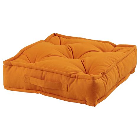 GURLI Floor cushion, orange - IKEA