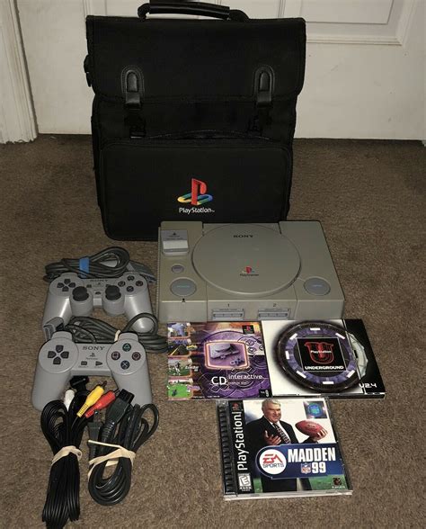 Sony PlayStation 1 Gray Video Sport Console NTSC - (SCPH-7501 ...