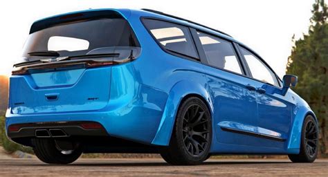 The Hellcat Pacifica Minivan Returns In New Illustrations, Chrysler It ...