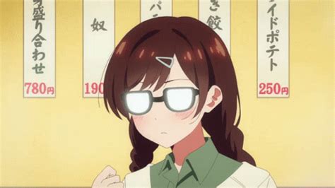 Kanokari Anime Glasses GIF - Kanokari Anime Glasses Chizuru Ichinose - Discover & Share GIFs