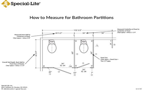 How to Measure for Bathroom Partitions