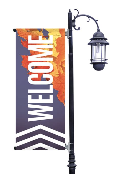 Chevron Welcome Fall Banner - Church Banners - Outreach Marketing