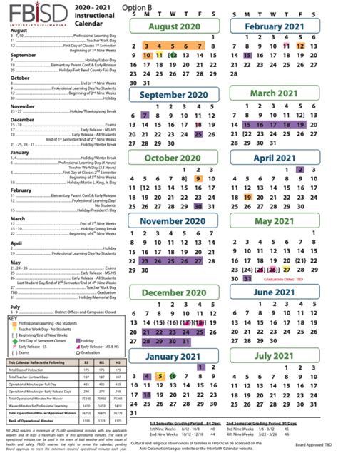 Boerne Isd Calendar 22-23 - Printable Word Searches