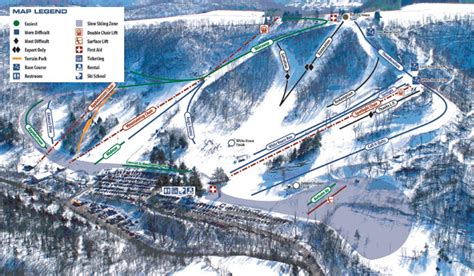 Mount La Crosse Piste Map / Trail Map