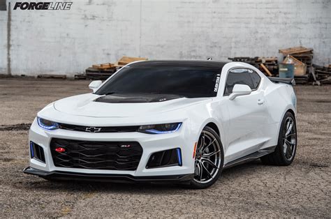 White Chevrolet Camaro ZL1 on Forgeline Flow Formed F01 Wheels - CarBuff Network