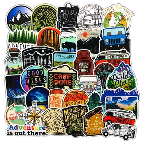 65Pcs Outdoor Stickers - Wholesale Stickers