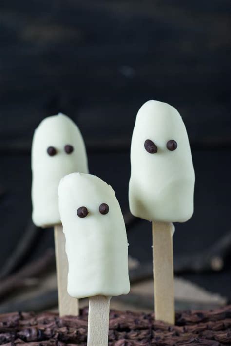 Receita de Halloween: Fantasma de Banana {Banana Ghost} - Inglês Gourmet