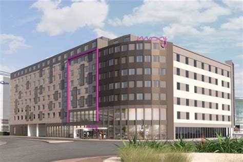 Moxy Hotel under construction at Edinburgh Airport - Clark Contracts