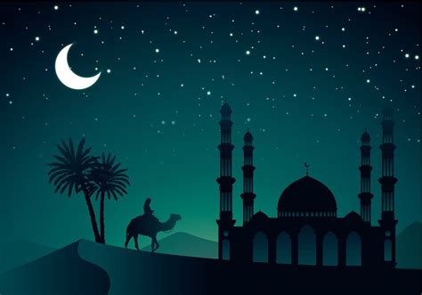 Arabian Night Vector | Wallpaper ramadhan, Arabian night, Islamic posters