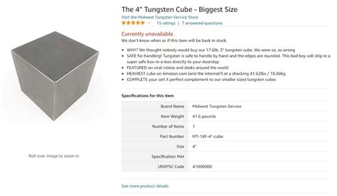 Crypto Traders to Blame for Surging Sales of Small Tungsten Cubes ...