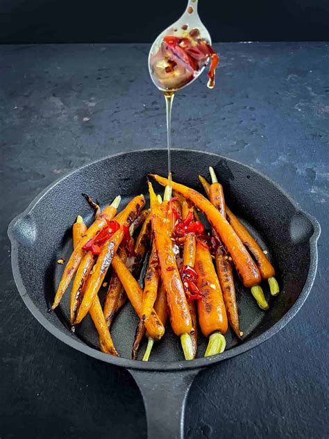 Sous Vide Carrots with Hot Honey - The Devil Wears Salad