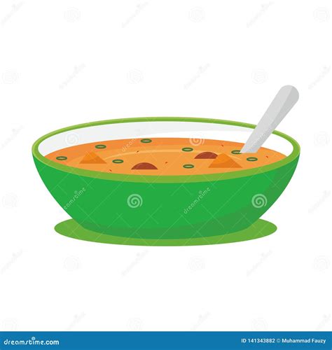 Soup Bowl Cartoon Character | CartoonDealer.com #38034777