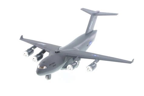 C-17 Boeing Globemaster Pullback Plane, Gray - Daron TM9020 - Diecast Model Military Plane ...