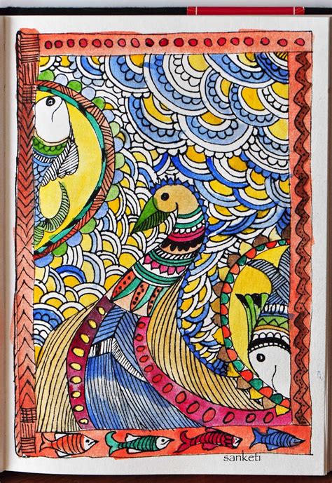 Madhubani-Indian Folk Art – Niji Creative Collective