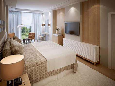 High-tech bedroom design stock image. Image of design - 56433941