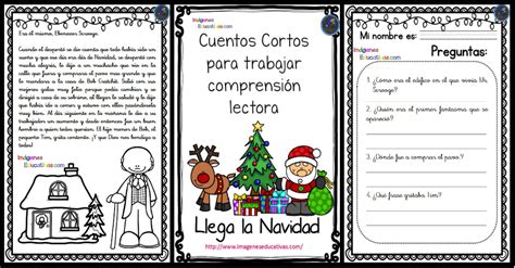 CUENTOS CORTOS DE NAVIDAD PARA TRABAJAR COMPRENSIÓN LECTORA - Imagenes Educativas