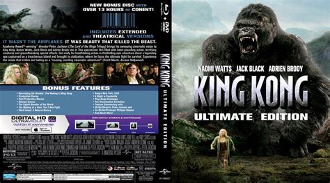 King Kong (2005) Scanned Blu-ray Cover King Kong 2005, Doll Houses ...