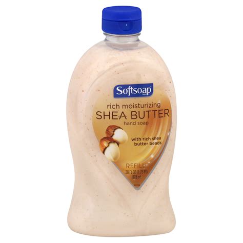 Softsoap Hand Soap, Refill, Rich Moisturizing, with Rich Shea Butter Beads, 28 oz.