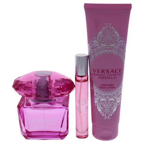 Versace - Versace Bright Crystal Absolu Perfume Gift Set for Women, 3 Pieces - Walmart.com ...