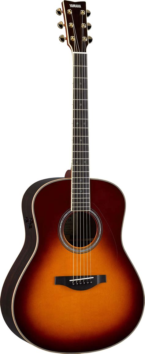 YAMAHA LL-TA BS Trans Acoustic Dreadnought Elektro-Akustik-Gitarre inkl. Koffer, brown sunb ...