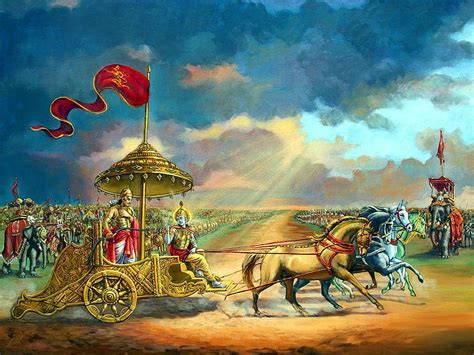 In honor of Gita Jayanti today, December 10, 2016! Jai Sri Krishna, lord krishna and arjuna HD ...