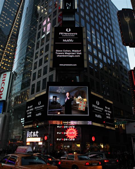 Times Square billboard! - Chamber Magic