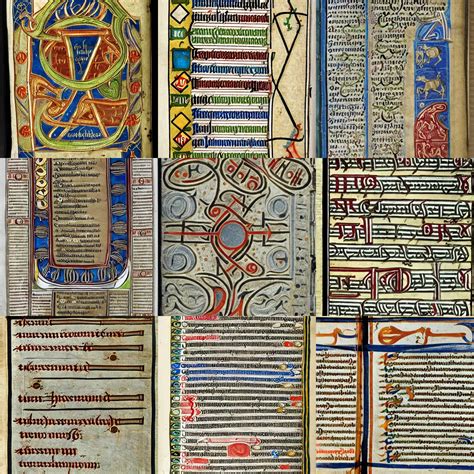 an anglo - saxon illuminated manuscript guide to | Stable Diffusion