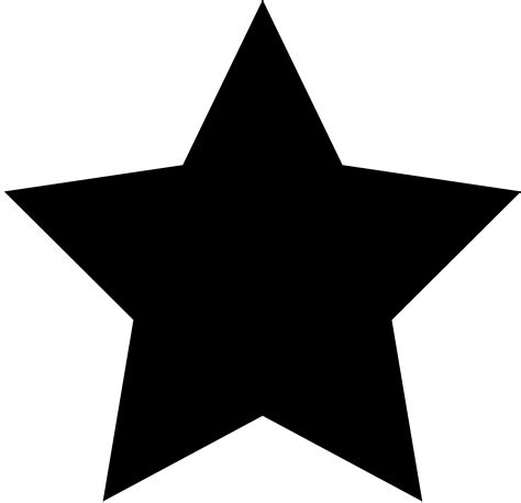 Black Star Logo Design - Free Clip Art