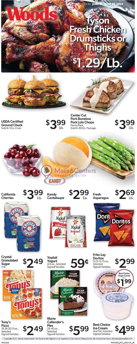 Woods Supermarket Weekly ad valid from 06/21/2023 to 06/27/2023 ...