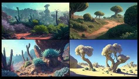 ArtStation - Alien planet landscape 32+ | Artworks