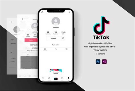 16+ TikTok Mockup PSD Free Premium Download - Graphic Cloud