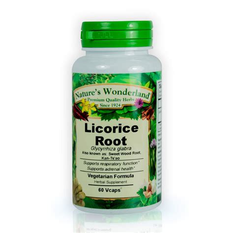 Licorice Root - 60 Capsules – Stages of Life Vitamins