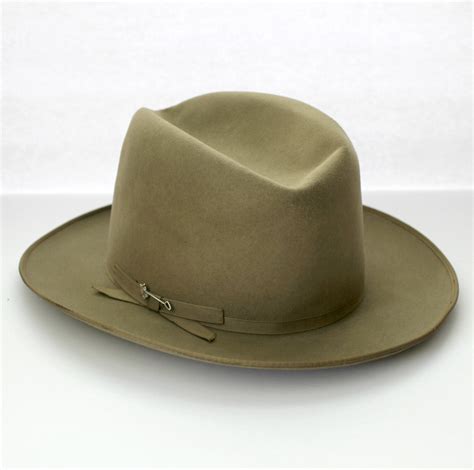 Vintage Stetson 3x Beaver Open Road Hat, 1960s Fedora with Pin, 7 1/8