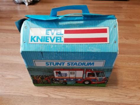 Evel Knievel Stunt Show Vintage Ideal Toy 1974 w/ Shown Pieces ...