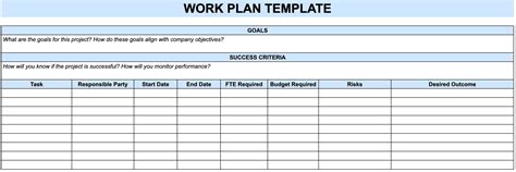 10 Free Work Plan Templates to Organize Your Projects