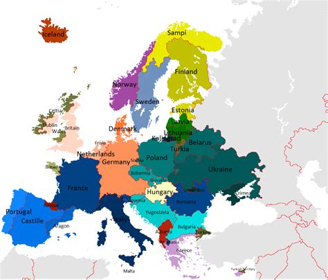 Is the map of Europe arbitrary?