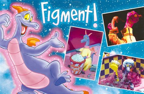 My Favorite Disney Postcards: Figment!