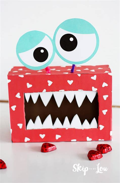 Monster Valentine Box | Skip To My Lou