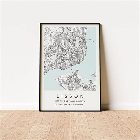 Custom LDS Mission Map Square Digital Download LDS Mission Gift LDS ...