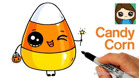 Candy Corn Cute Cartoon Drawings